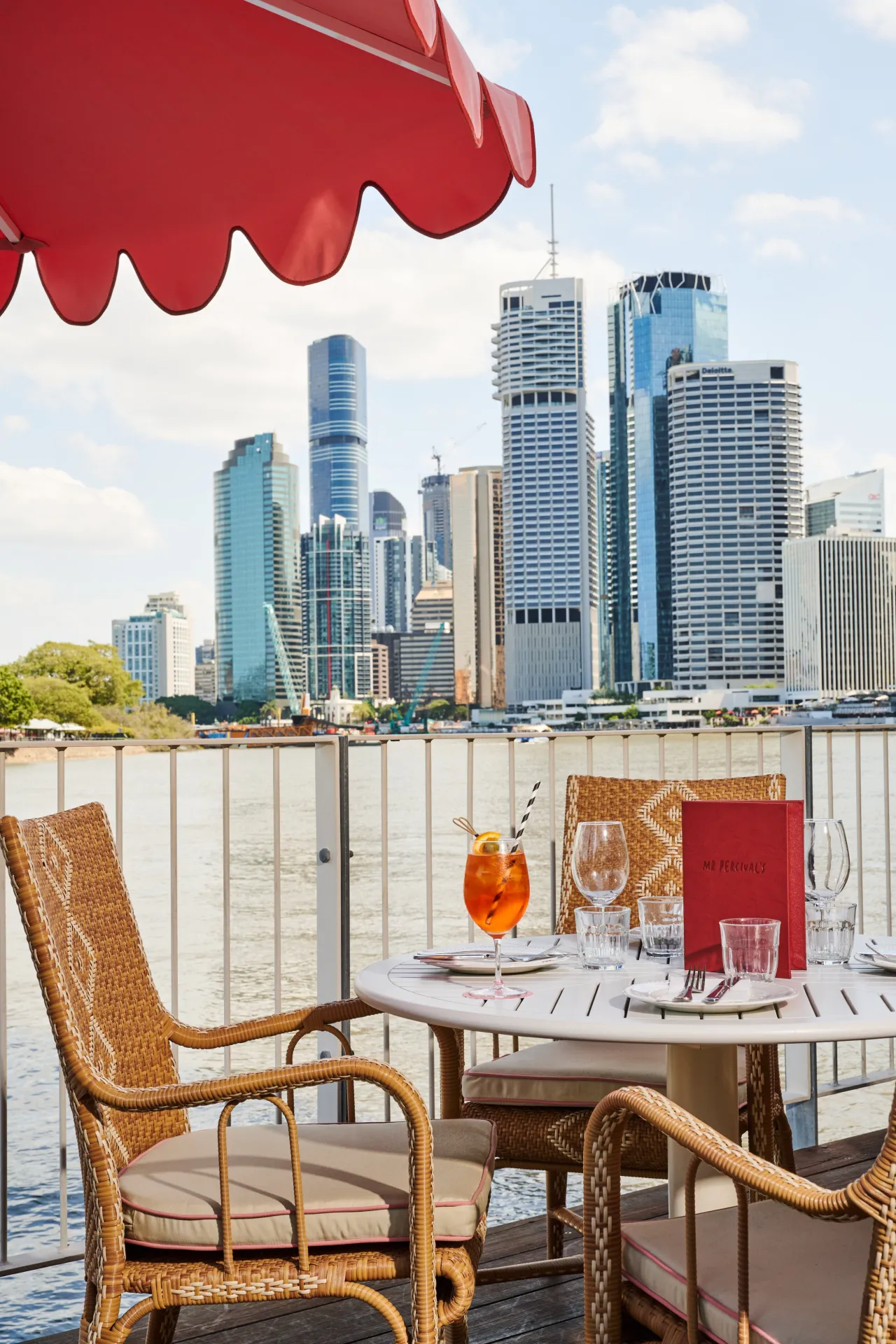 Mr Percival's aperitivo under Story Bridge